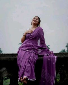 Elegant Purple Saree