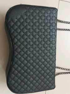 Quilted Black Chain Bag