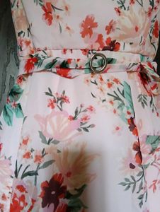 Floral Print Sleeveless Dress