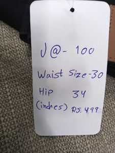 J@100 Size-30 (Sale) Latest Ladies high waist Jean