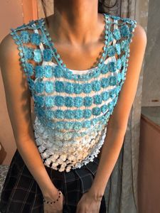 Ombre Boho Crochet Top