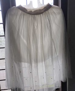 trendy White Skirt Goes With Any Top 😻💗