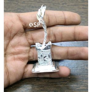 Price drop Alert..German Silver Tulasi Pot