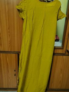 Elegant Mustard Kurta