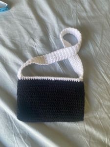 Crochet Shoulder Bag - Handmade