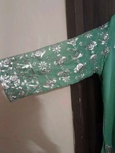 Elegant Green Saree