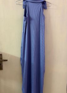 Stylish Periwinkle Midi Dress