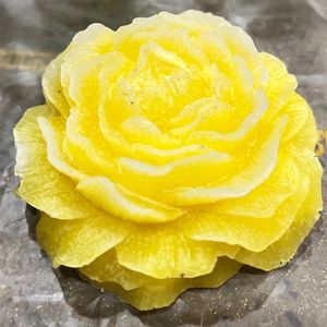 Yellow Rose Decorative Candle