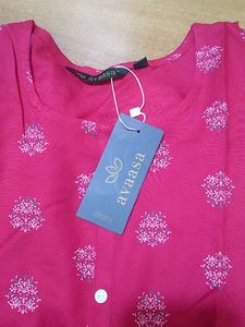 Pink Color Printed Kurti