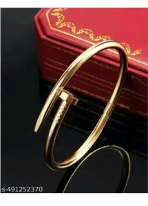 Cartier stainless steel gold nail bracelet 💕
