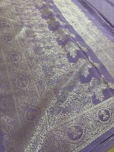 Lavender Soft Silk Saree