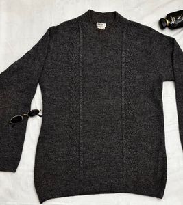 Classic Grey Knit Sweater