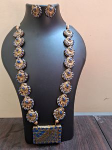 Handcrafted Terracotta Blue Haram