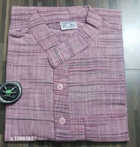 Striped khadu Cotton Kurta