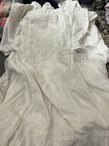 White Embroidered Dress