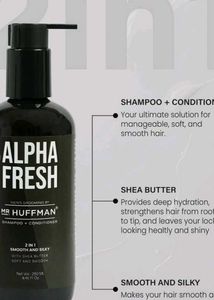 ALPHA FRESH Smooth and Silky Shampoo &amp; Conditioner