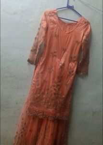 sharara suit 2 piece