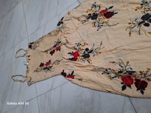 Peach Floral One Piece