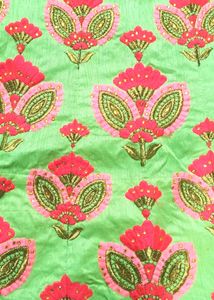 Party Wear Lehgha pink &amp; Parrot Color