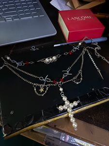 2 Stackable. Grunge Necklace