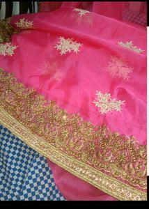 🎁Pink 💕 Saree🎁