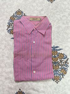 Men’s Striped Pink Shirt