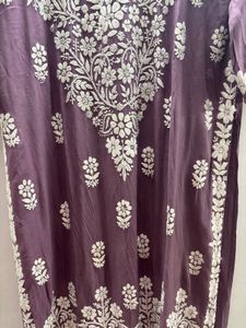 Pure Lucknowi Kurta.