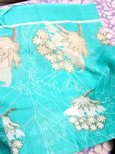 L Size Cotton Kurti Plazo Set