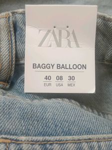 Baggy Balloon Mid-rise Jeans