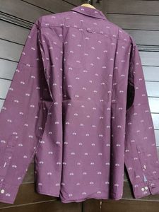 North Coast Men Maroon Printed Shirt