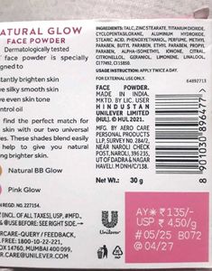 POND&#39;s Natural Glow Face Matte Powder For Normal