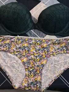 combo Of Four Imported Fabric Bra N Panty