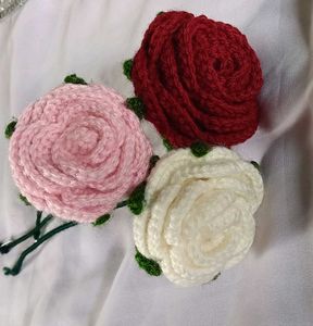 Crochet Rose Bouquet
