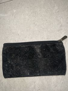 Sparkly Black Pouch