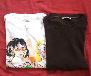 women's Basic T-Shirt combo of 2