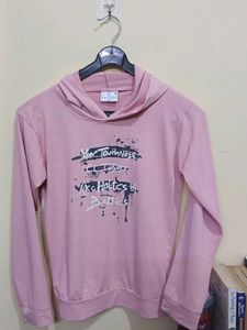 Pink Graphic Hoodie