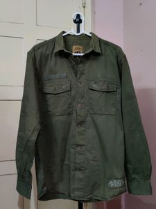 mens solid rugged shirt