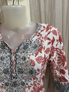 ⭕️B3G1⭕️ + 30 % Off On Combo Biba Printed Kurta