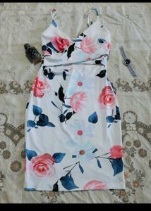 Floral Print Bodycon Dress