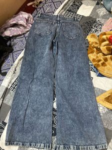 Wide Leg Ripped Jeans