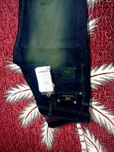 Newly dark blackish blue Denim Jeans