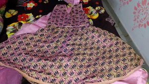 Anarkali Style Dress With Skirt Plazo 😍