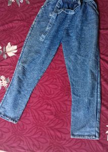 Vintage Acid Wash Denim Pants