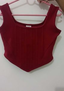 Red Corset Top