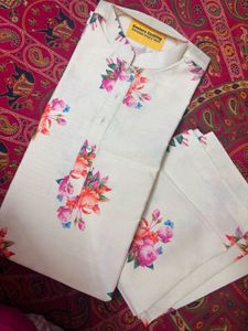 kurta pant set with jacket