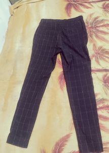 Black Check Pant