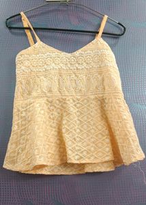 Strappy Chikankari Top