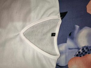 Regular Sleeves Women White Top