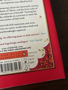 The forty rules of love by Elif Shafak