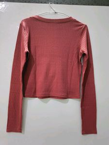 Forever 21 Rose Strips Top